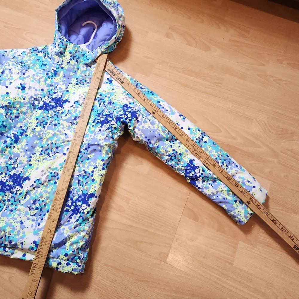 The‎ North Face Insulated Hyvent Coat Kids Youth Size Large 14/16 Blue Green